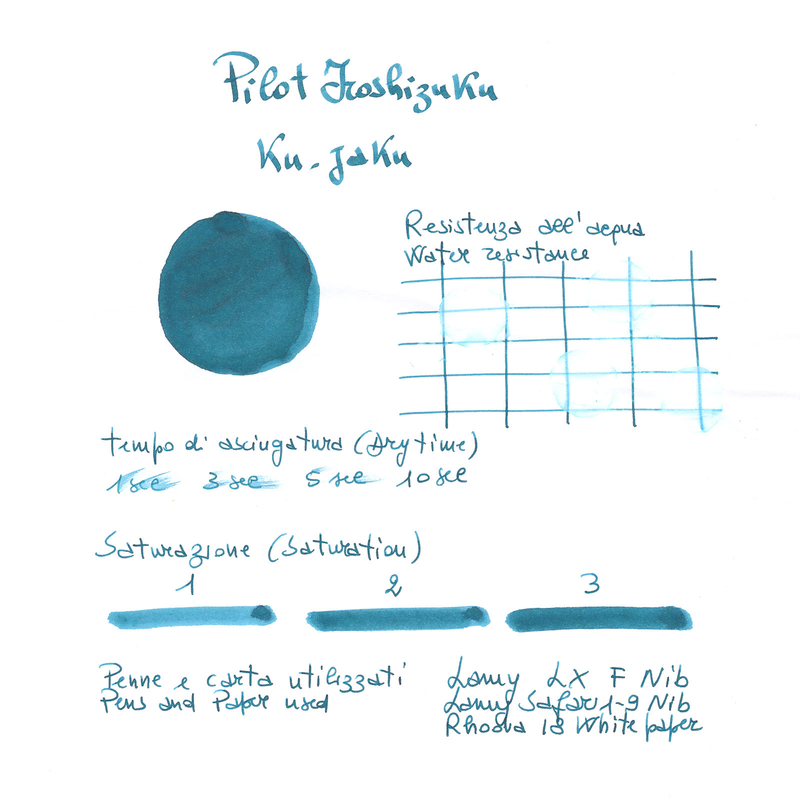 Pilot Iroshizuku Ku-Jaku 6 Cartucce