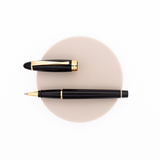 Aurora Ipsilon Rollerball Pen Black & Gold