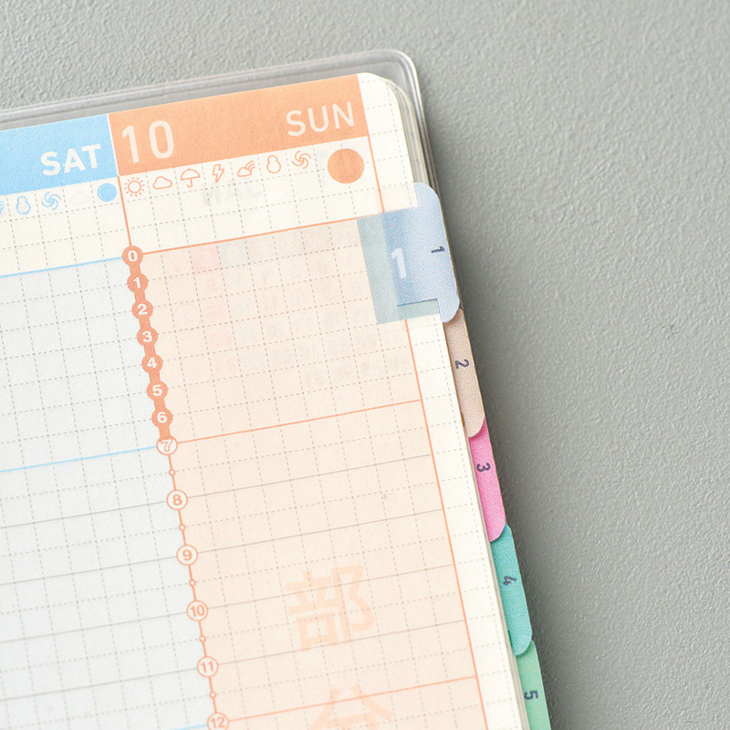Kokuyo Jibun Techo Index Tabs for Biz