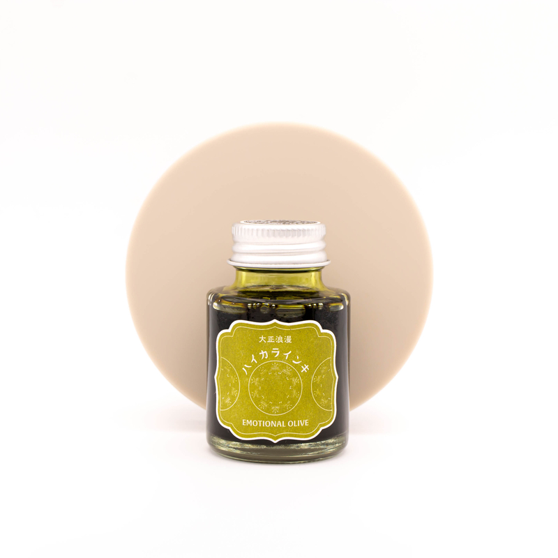Guitar Taisho Roman Emotional Olive Ink Bottle 40 ml