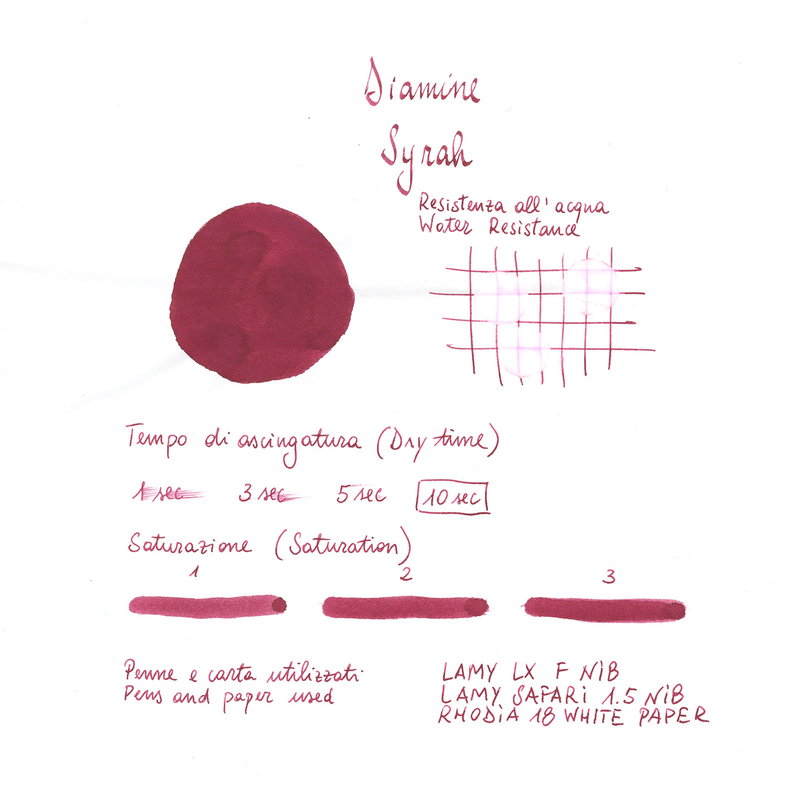 Diamine Syrah Ink Bottle 80 ml