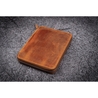 Galen Leather Portapenne in Pelle 10 Posti con Notebook A5 Crazy Horse Brown