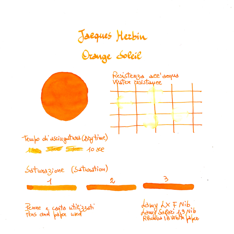 Jacques Herbin Orange Soleil Inchiostro 50 ml