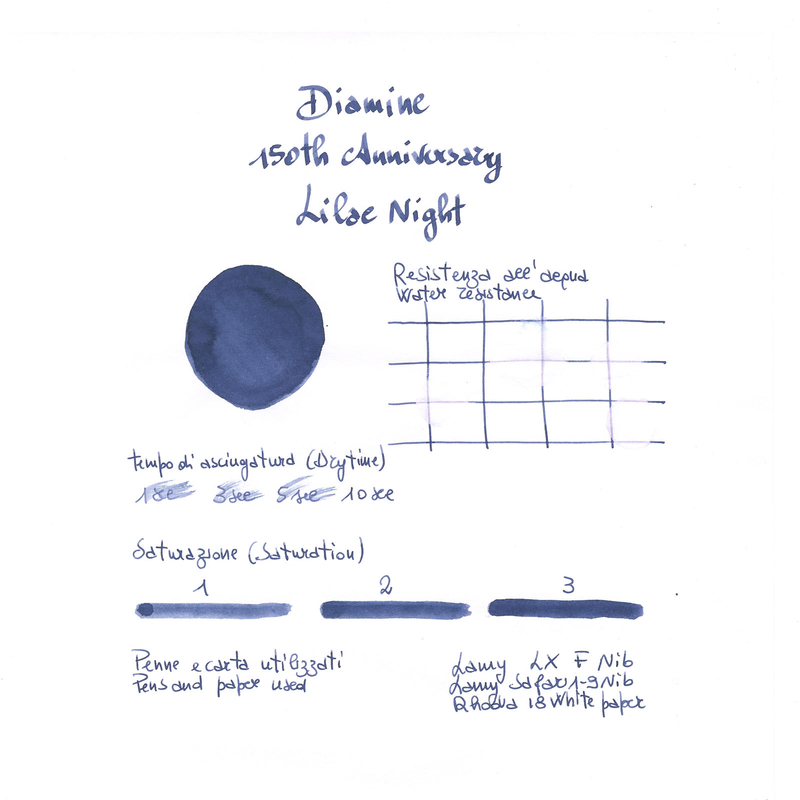 Diamine 150th Anniversary Lilac Night Inchiostro 40 ml
