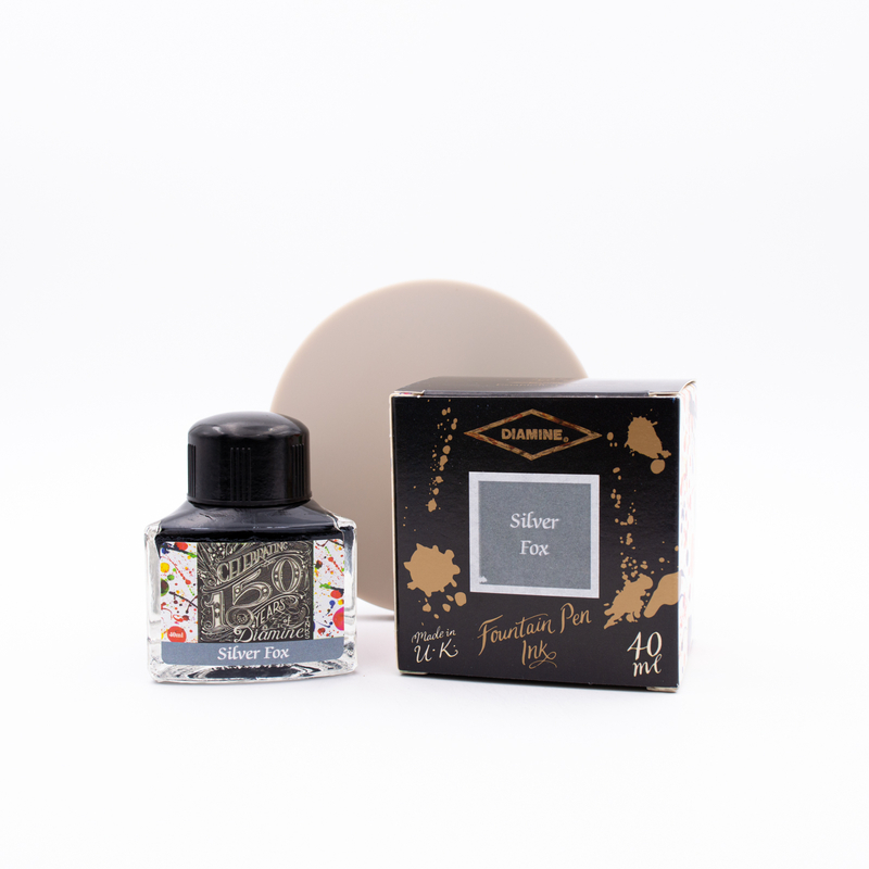 Diamine 150th Anniversary Silver Fox Ink Bottle 40 ml