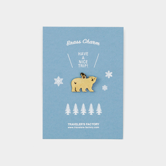 Traveler's Factory Brass Charm Little Bear Edizione Limitata