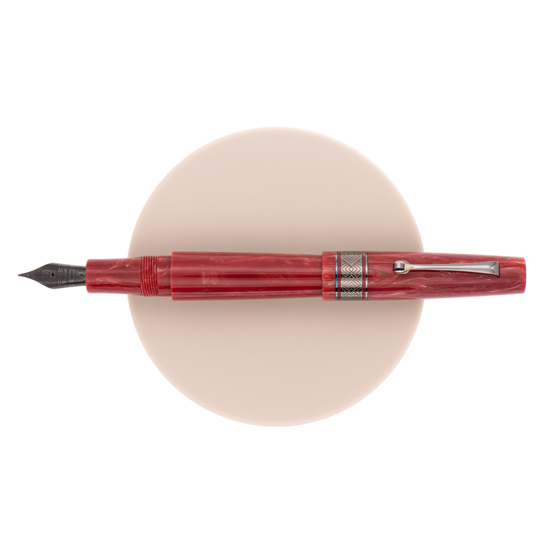 Leonardo Supernova Regular Fountain Pen Star Light Pink & Ruthenium