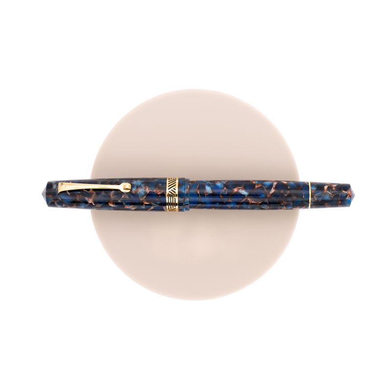 Leonardo Momento Magico Penna Stilografica Pietra Salata & Oro 14 KT