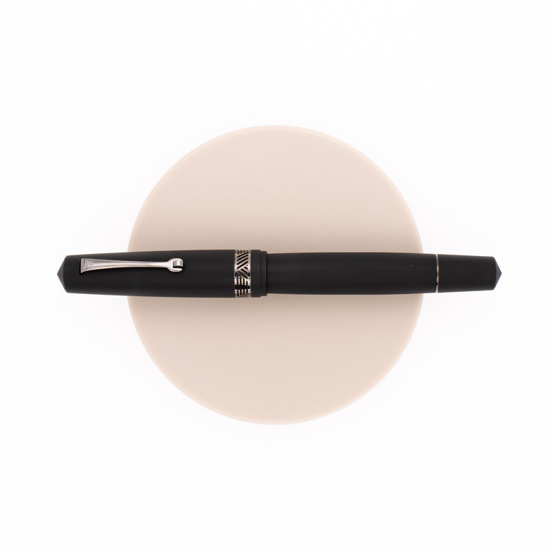Leonardo Momento Magico Fountain Pen Black Soul Matte & Ruthenium