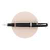 Leonardo Momento Magico Penna Stilografica Anima Nera Glossy & Rodio