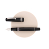 Leonardo Momento Magico Penna Stilografica Anima Nera Glossy & Rodio