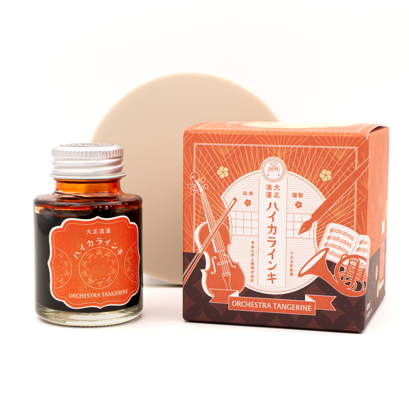 Guitar Taisho Roman Orchestra Tangerine Ink Bottle 40 ml