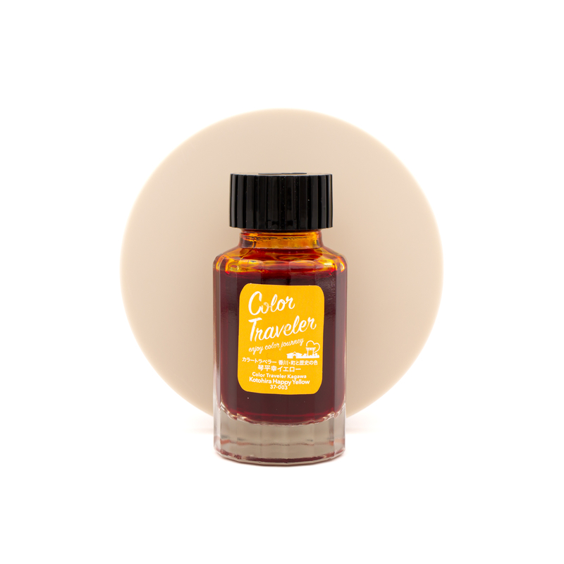 Color Traveler Kotohira Happy Yellow Ink Bottle 30 ml