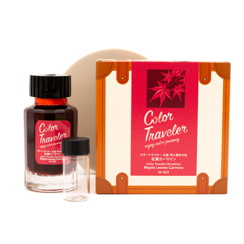 Color Traveler Maple Leaves Carmine Ink Bottle 30 ml
