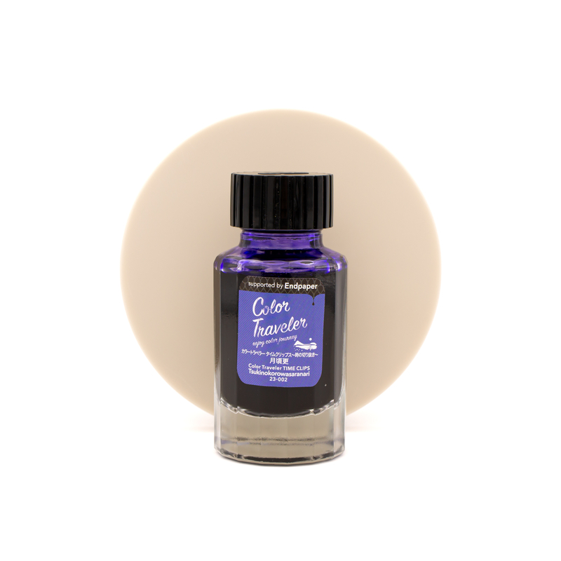 Color Traveler Time Clips Tsukinokorowa Saranari Ink Bottle 30 ml