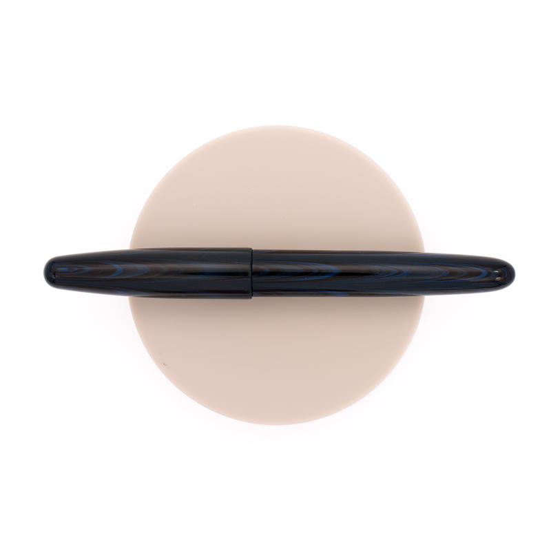 Wancher Dream Pen True Ebonite Penna Stilografica Marble Blue & Oro