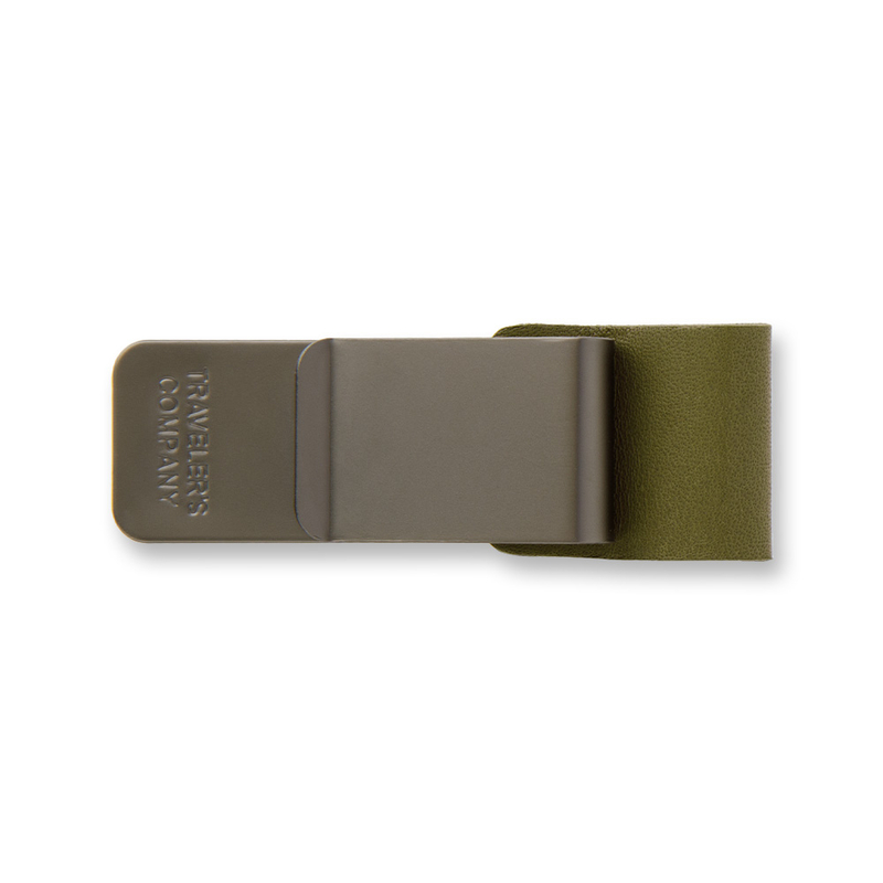 Traveler's Notebook Refill 016 Regular and Passport Size Pen Holder Olive