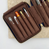 Kyoku Haku Pen Case for 10 Pens Qinghai Wave Yellow