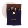 Kyoku Haku Portapenne 4 Posti Grilles Blue