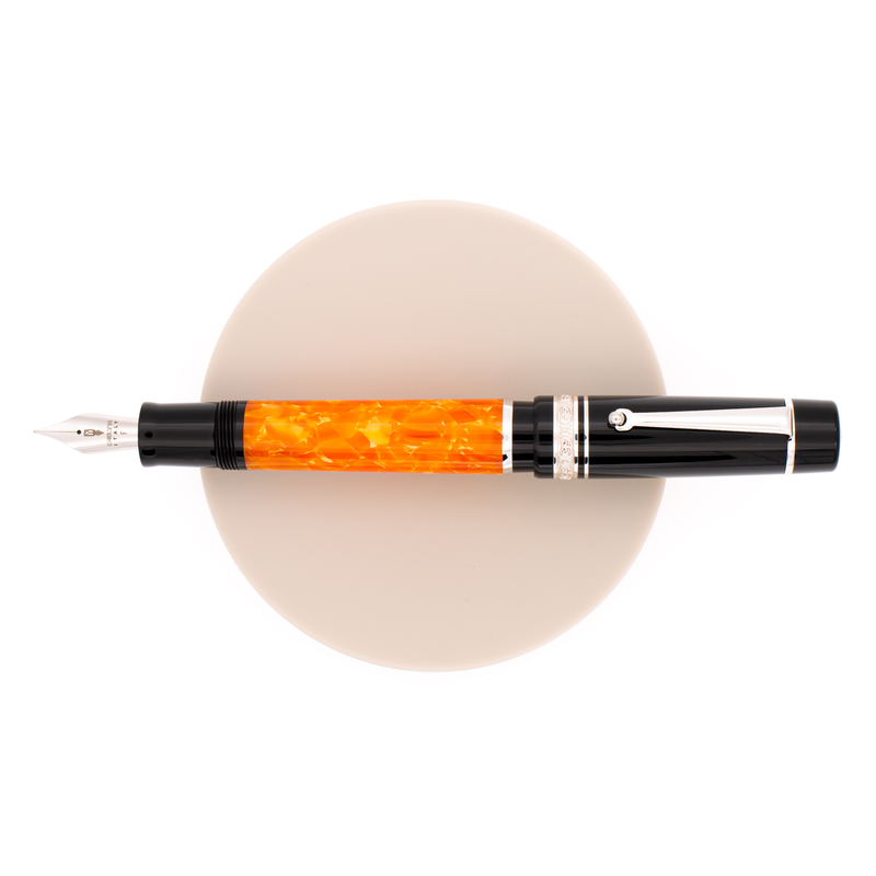 Delta Dolcevita Mid-Size Fountain Pen Rhodium