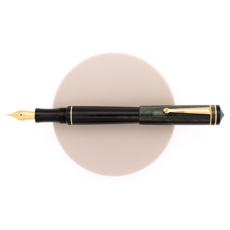 Delta Write Balance Fountain Pen Green & Gold