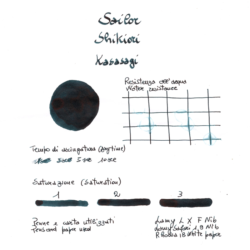 Sailor Shikiori Kasasagi Ink Bottle 20 ml