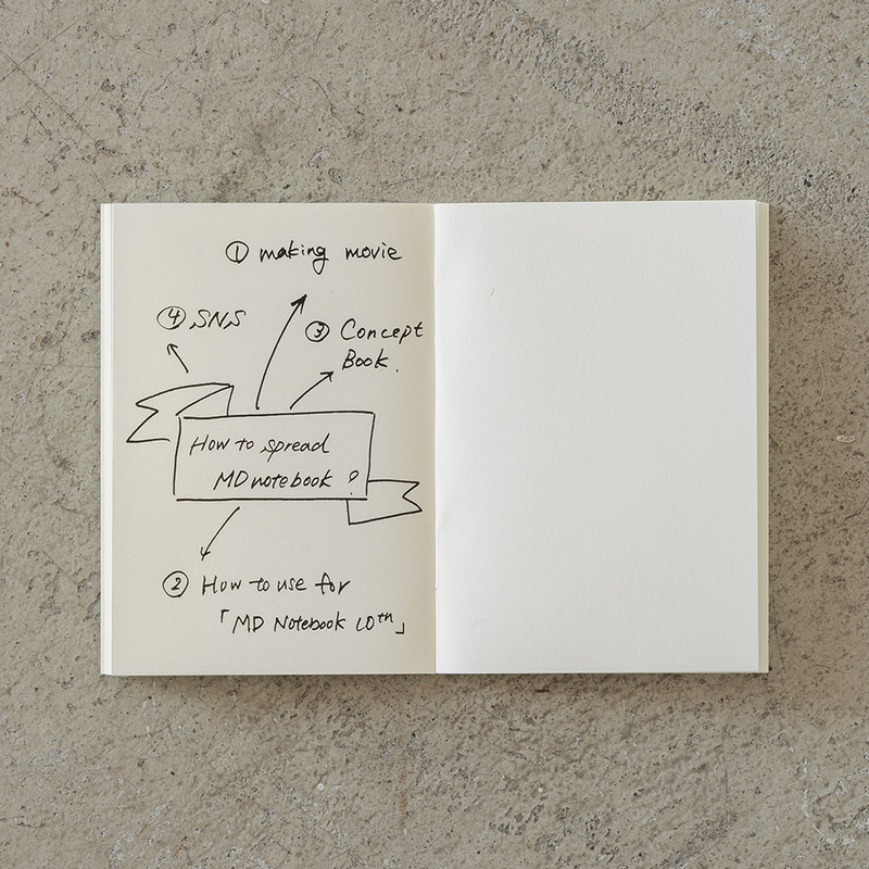 Md Paper Notebook Light A7 Blank 3 pcs Pack