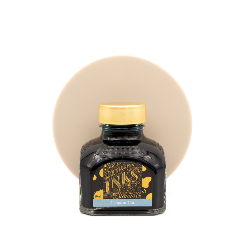 Diamine Celadon Cat Ink Bottle 80 ml