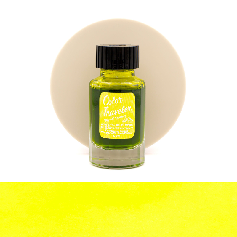 Color Traveler Wasanbon Oiri Pastel Yellow Inchiostro 30 ml