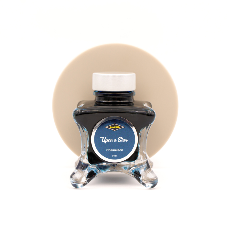 Diamine Inkvent Upon a Star Ink Bottle 50 ml Green Edition Chameleon