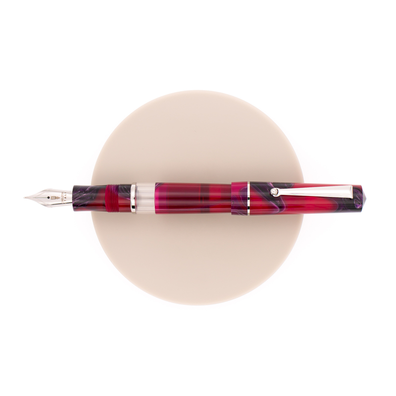 Delta Dune Fountain Pen Mirage & Rhodium