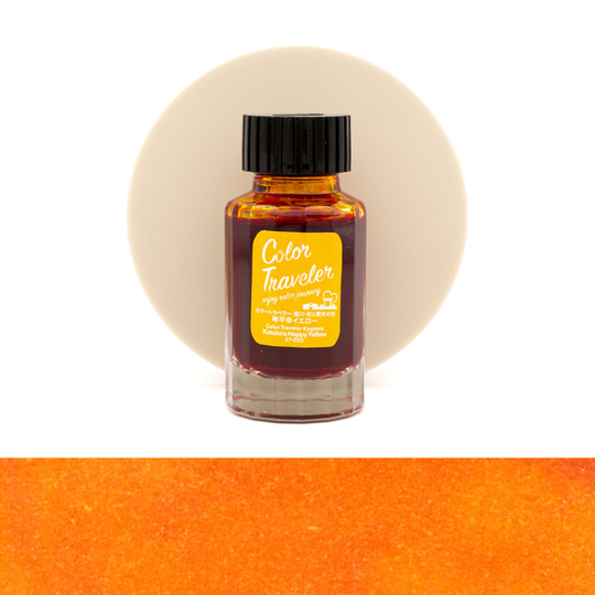 Color Traveler Kotohira Happy Yellow Ink Bottle 30 ml