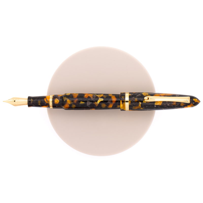 Montegrappa Venetia Fountain Pen Havana Amber
