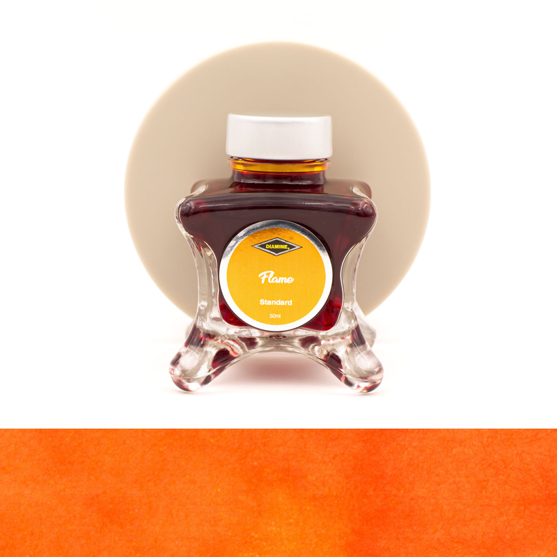 Diamine Diamine Inkvent Flame Ink Bottle 50 ml Green Edition