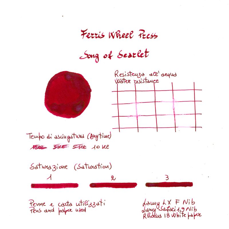 Ferris Wheel Press Ferris Wheel Press Once Upon a Time Song of Scarlet Ink Bottle 20 ml