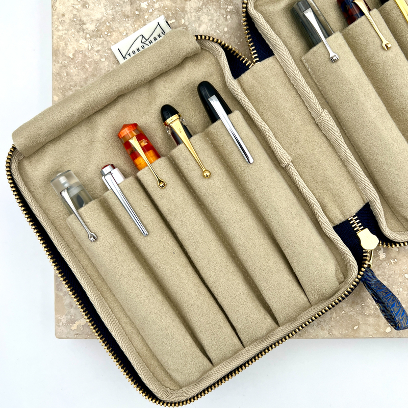 Kyoku Haku Kyoku Haku Pen Case for 10 Pens Dahlia Pink
