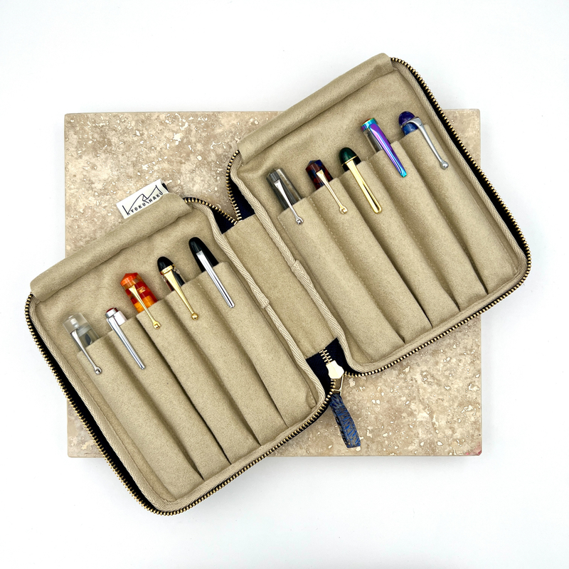 Kyoku Haku Kyoku Haku Pen Case for 10 Pens Dahlia Pink