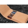 Galen Leather Galen Leather Flap Pen Case for 5 Pens Undyed