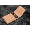 Galen Leather Galen Leather Flap Pen Case for 5 Pens Undyed