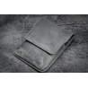 Galen Leather Galen Leather Flap Pen Case for 5 Pens Crazy Horse Smoky Grey