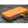 Galen Leather Galen Leather Magnum Opus 3 Slots Pen Case Crazy Horse Brown