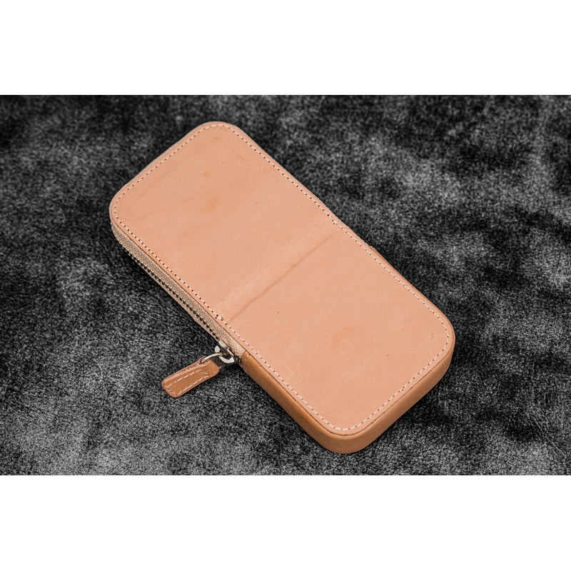 Galen Leather Galen Leather Magnum Opus Portapenne in Pelle 3 Posti Undyed