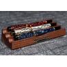Galen Leather Galen Leather The Pen Bed Wooden Pen Stand Mahogany
