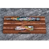 Galen Leather Galen Leather The Pen Bed Wooden Pen Stand Mahogany