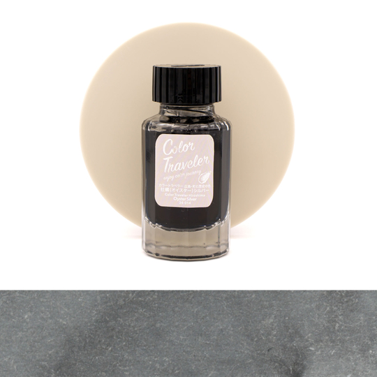 Color Traveler Hiroshima Oyster Silver Ink Bottle 30 ml