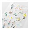 Midori Midori Sticker Two Sheets Adesivi Decorativi Going Out