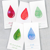 Wearingeul Wearingeul Carta per Prove di Inchiostro Ink Drop