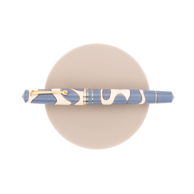 Leonardo Officina Italiana Leonardo Momento Zero Penna Stilografica Nuvola & Oro 14k
