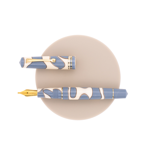 Leonardo Momento Zero Penna Stilografica Nuvola & Oro 14k