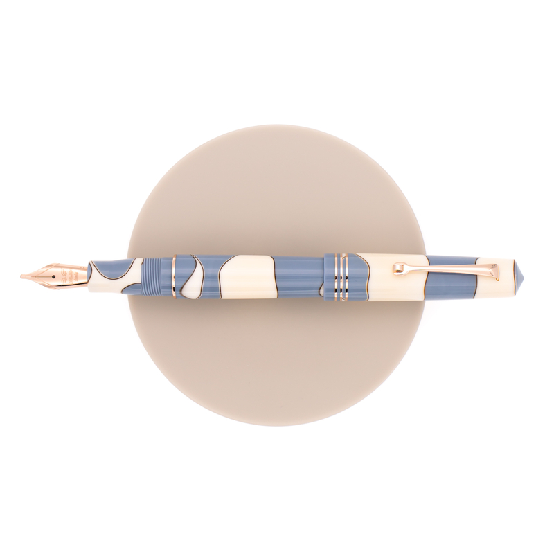 Leonardo Officina Italiana Leonardo Momento Zero Penna Stilografica Nuvola & Oro Rosa 14k